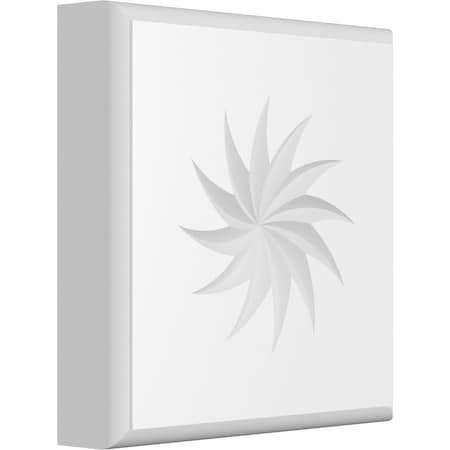 Ekena Millwork Standard Sedgwick Spiral Rosette With Rounded Edge, 5"W x 5"H x 1"P ROSP050X050X100SDG14